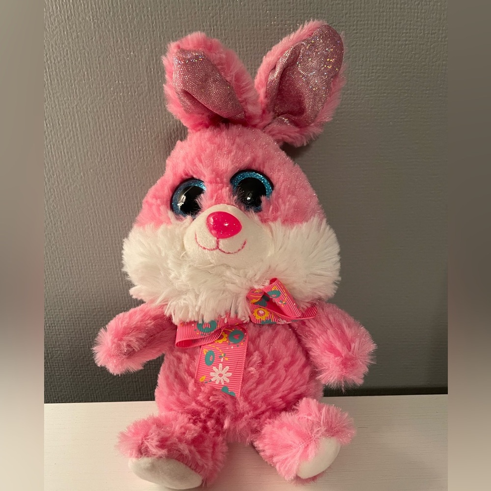 Hugfun Easter bunny stuffed animal.
